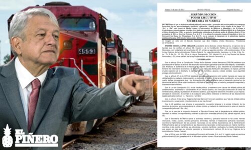 Obrador y la Marina toma el control de Ferrosur en Veracruz y expropia ...